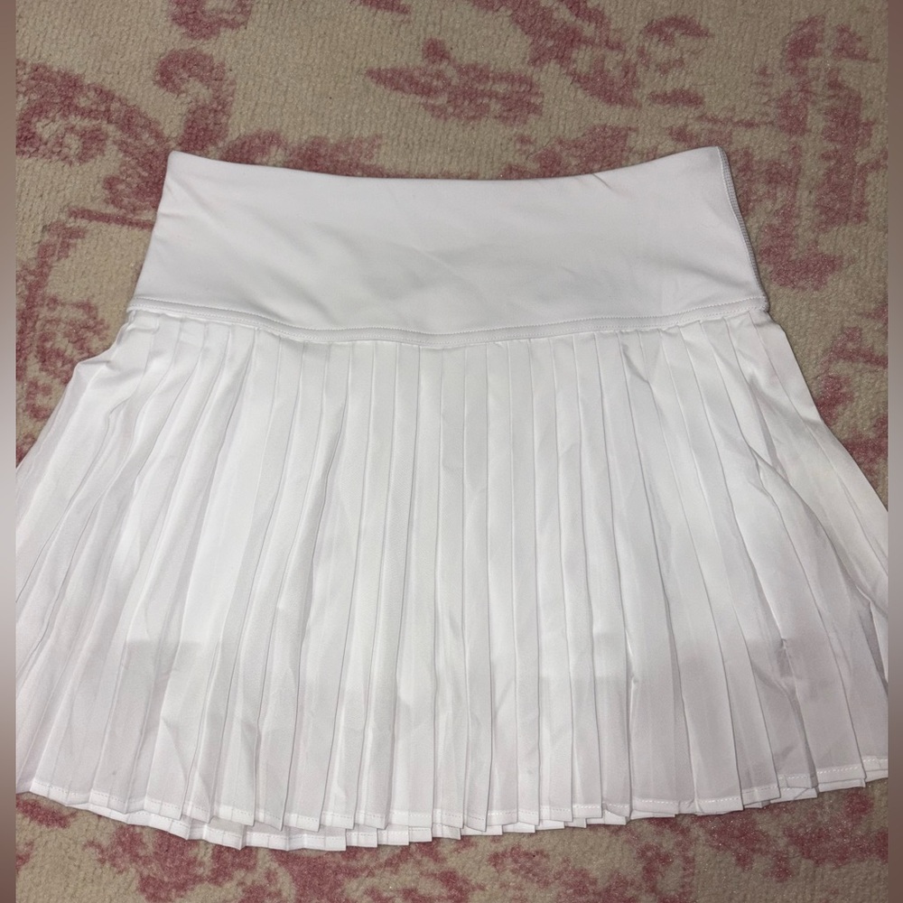Fabletics Hot Shot Classic White Pleated Sporty Mini Skirt Women’s XS - Picture 5 of 13